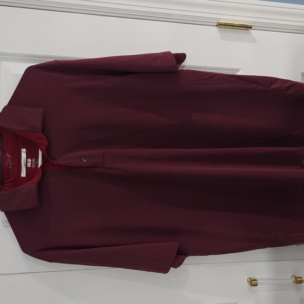 Greg Norman Collection Men's Burgundy Polo Shirt